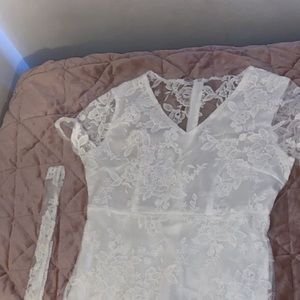 White Lace Dress